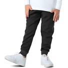 Calça Infantil Menino Quente Punho Microfibra Preta Esporte