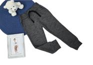 Calça Infantil Moletom Flanelado Com Bolsos