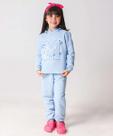 Calça Infantil Moletom Flanelado Marisa Tam 4 a 10 Azu-36051