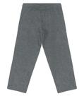 Calça Infantil Moletom Menina Rovi Kids Cinza