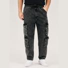 Calça Jeans 4 Bolsos Cargo Masculina Streetwear Grafite Calça Jeans 4 Bolsos Cargo Masculina Streetwear Grafite