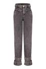Calça jeans Alabama em algodão 100% e detalhes na barra