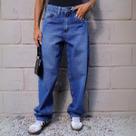 Calça Jeans Baggy Barra Normal Feminina Revanche Castries