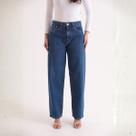 Calça Jeans Baggy Barra Normal Feminino Revanche Islândia