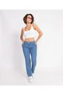 Calça Jeans Básica Tendência y2k Calça Denim Mom Casual