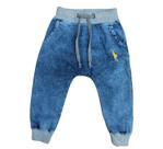 Calça Jeans Bebê e Infantil Menino Menina com Bolsos e Punho