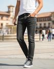 Calça Jeans Black Estonado Slim Fit Yacht Master - Preto
