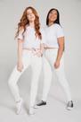 Calça jeans branca feminina skinny sempre branco chapa barriga lunender 67317