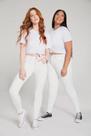 Calça jeans branca feminina skinny sempre branco chapa barriga lunender 67317