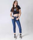 Calça Jeans Cigarrete Juvenil Strass Tam 10 a 16 Azul-30030 Calça Jeans Cigarrete Juvenil Strass Tam 10 a 16 Azul-30030