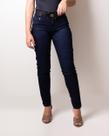 Calça jeans cintura alta daksul