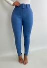 Calça jeans cintura alta