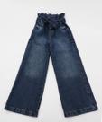 Calça Jeans Clochard Wide Leg Infantil Marisa Tam 4 a -77051