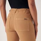 Calça Jeans Color Capri Bolso Utilitário Caqui Chique