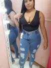 calça jeans com cinta e lycra