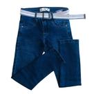 Calça Jeans com Cinto Juvenil Masculina Coleção Inverno 2024 de Menino 121508