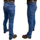 Calça Jeans Country Masculina Terra de Rodeio Carpinteira Delavê