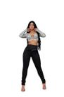 Calça Jeans escura Skinny Basica Com Cinta modeladora