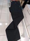 Calça jeans femenina preta tamanho 50