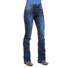 Calça Jeans Feminina Azul Boot Cut com Elastano Original Wrangler 33737