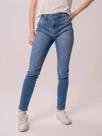 Calça jeans feminina básica cor azul claro tam 36 ao 42