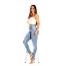 Calça Jeans Feminina Cigarrete Escultural Algodão Spaço Vagun