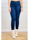 Calça jeans feminina cintura alta cor azul escuro tam 36 ao 44 Calça jeans feminina cintura alta cor azul escuro tam 36 ao 44