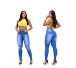 Calça Jeans Feminina Cintura Alta