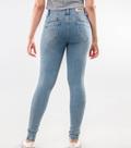 Calça jeans feminina cintura alta PHENOM Cós largo