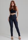 calça jeans feminina cintura alta sawary