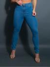 Calça jeans feminina classica levanta bumbum cintura alta blogueira Calça jeans feminina classica levanta bumbum cintura alta blogueira