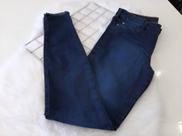 Calça jeans feminina com elastano - cintura ajustável Alakazoo Tam. 14