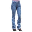 Calça Jeans Feminina Delavê Com Tira Lateral Cowboy Winner 36296