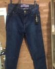 Calça jeans feminina escura tamanho 52