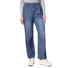 Calça Jeans Feminina Facinelli Reta Estonado Azul