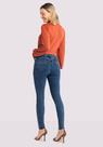 Calça jeans feminina fit for me veste 3 tamanhos em uma única peça lunender 20838