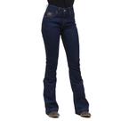 Calça Jeans Feminina Flare Azul com Elastano Os Vaqueiros 32240
