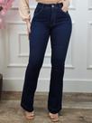 Calça Jeans Feminina Flare Cintura Alta Cós alto Elastano Lycra Empina Bumbum Calça Jeans Feminina Flare Cintura Alta Cós alto Elastano Lycra Empina Bumbum
