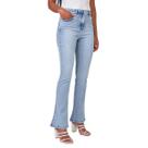 Calça Jeans Feminina Flare Mignon Lado Avesso Calça Jeans Feminina Flare Mignon Lado Avesso