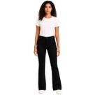 Calça Jeans Feminina Flare Petit Bolso Faca Recorte Adulto