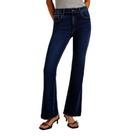 Calça Jeans Feminina Hering Flare Petit Azul Escuro - H9FM1C