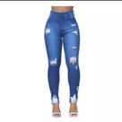 Calça Jeans Feminina Luxo Baratas Cintura Alta -