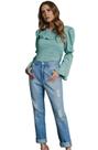 Calça Jeans Feminina Mom Maria Poá