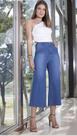 Calça Jeans feminina pantacourt