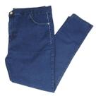 Calça Jeans Feminina Plus Size Cigarrete Levanta Bumbum Skinny Cintura Alta Elastano