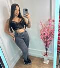 Calca Jeans Feminina Plus Size Cintura Alta Com Lycra Strech
