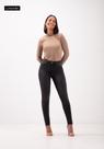 Calça Jeans Feminina Preta Fit For Me Lunender