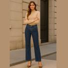 Calça Jeans Feminina Reta Azul Tradicional Cintura Alta Enfim- Malwee Tamanho:36Cor:Azul