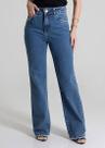 Calça Jeans Feminina Reta Sawary Premium Original Cintura Alta Com Moda 279938