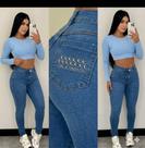 Calça Jeans Feminina Sal e Pimenta Skinny Lançamento Empina Bumbum com Elastano Tamanho:36Referência:1920